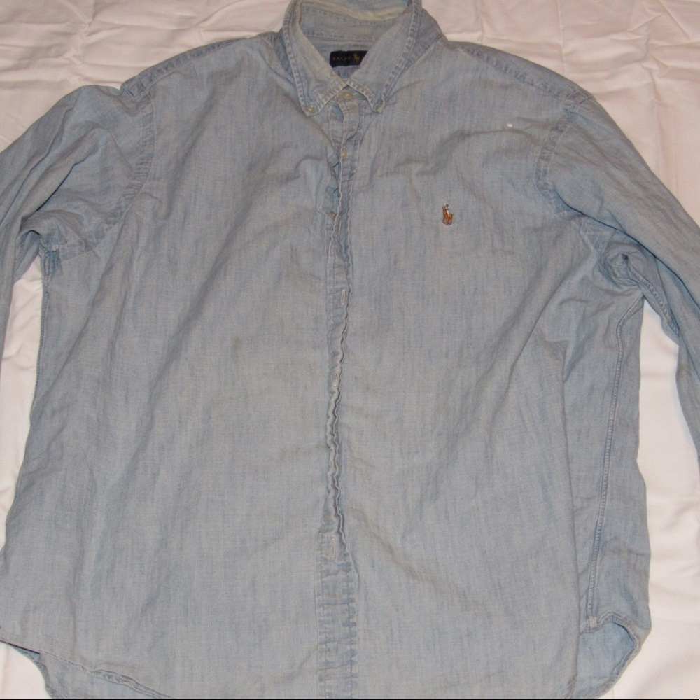 Men’s Ralph Lauren denim button down